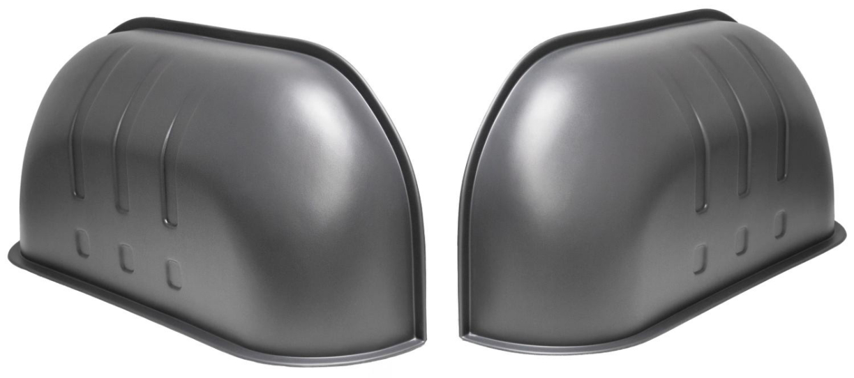 Caissons de protection de passages de roues. Protection intérieure lavable véhicule utilitaire.