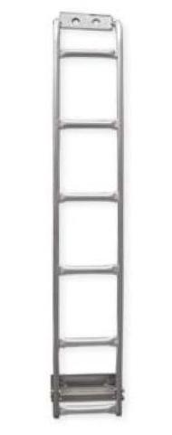 Échelle de porte STANDARD pour galerie en aluminium pour véhicule utilitaire des artisans et des entreprises par Espace V.U Sarl. Vente directe usine, matériel livré en kit. Accédez facilement sur le toit du camion ou de la camionnette professionnelle.