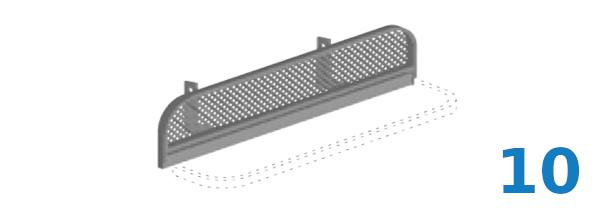 Marchepied arriere fixe et relevable 1200 X 200 mm pour véhicule utilitaire, équipement de fourgon par Espace V.U sarl, station Sortimo by gruau à Bordeaux en Gironde.